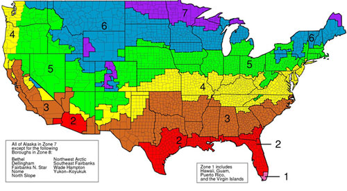 r-value insulation map based on climate in Hawaii